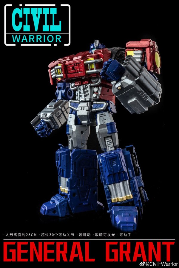 Color Images Civil Warrior General Grant War Withing Optimus Prime  (1 of 3)